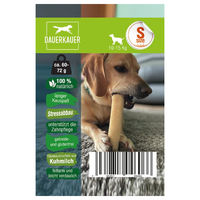 Produktbild von DAUERKAUER Käsekauknochen für Hunde aus Hartkäse Größe S glutenfrei 60g - 60 g