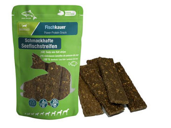 Produktbild von DAUERKAUER Seefischstreifen Fisch Kausnack zur Zahnpflege 80 g