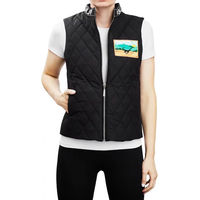 Produktbild von Daunenweste Damen Galop Wear aus Polyester in Schwarz oder Blau