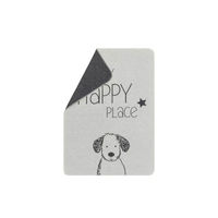 Produktbild von David Fussenegger Hundedecke Happy Place aus Baumwolle Grau 70x90cm