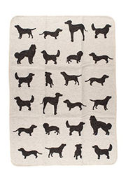 David Fussenegger Hundedecke Hunde Allover aus Baumwolle 70 x 90 cm - 1 Stk. – Bild 1 von 9