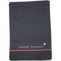 Produktbild von David Fussenegger Hundedecke Kleiner Faulpelz aus Baumwolle Grau Öko-Tex Standard 100