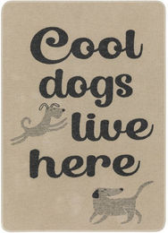 David Fussenegger Hundematte cool dogs in Natur Beige 70 x 90 cm – Bild 1 von 4
