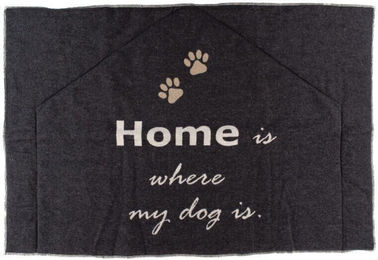 David Fussenegger Hundematte XXL aus Baumwolle Rauch-Beige – Bild 1 von 4