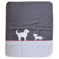 Produktbild von David Fussenegger Katzendecke und Hundedecke aus Baumwolle in Grau oder Bunt