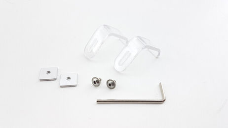 daytime LED Backlight Acryl-Kantenhalter Set aus transparentem Kunststoff – Bild 1 von 2
