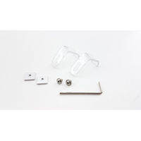 Produktbild von daytime LED Backlight Acryl-Kantenhalter Set aus transparentem Kunststoff
