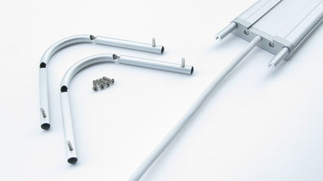 daytime matrix Swing-Adapter Set aus Aluminium in Silber – Bild 1 von 2