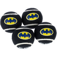 Produktbild von DC Batman Hund Tennisball-Set aus Gummi mit Zahnpflegefunktion 4 Stück