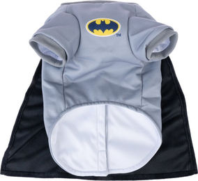 Produktbild von DC Batman Hundekostüm aus Polyester in Schwarz Grau Größe M/L