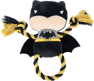 DC Batman Seilspielzeug für Hunde aus Polyester Schwarz Gelb Bunt 25 x 16 cm – Bild 1 von 1