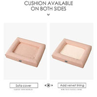 Produktbild von Dear Darling DD-01 Orthopädisches Hundebett und Katzenbett mit Memory Foam in Anthrazit Größe M