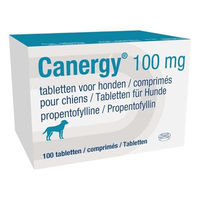 Produktbild von Dechra Canergy 100 mg Tabletten zur Unterstützung der Gehirnfunktion für Senioren-Hunde 100 Stück