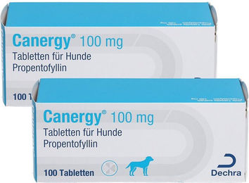 Produktbild von Dechra Canergy Propentofyllin 100 mg Tabletten für Hunde