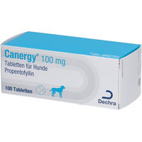 Produktbild von Dechra Canergy Propentofyllin 100 mg Tabletten für Hunde zur Herzunterstützung