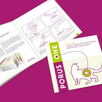 Produktbild von Dechra Porus ONE Proteinreduziertes Ergänzungsfuttermittel für Katzen zur Unterstützung der Nierengesundheit 30 x 500 mg