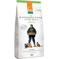 Produktbild von Defu Bio Geflügel Trockenfutter für erwachsene Katzen 3kg - 3 kg