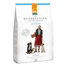 defu Bio Geflügel Trockenfutter Junior Glutenfrei 800 g - 800 g – Bild 1 von 6