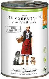 Defu Bio Huhn Sensitiv Hundefutter getreidefrei Adult 12x410g – Bild 1 von 2