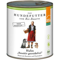 Produktbild von Defu Bio-Huhn Sensitiv Hundefutter getreidefrei für Adult 6x820g