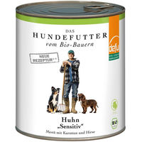 Produktbild von Defu Bio Huhn Sensitiv Menü Hund Adult 6x820g