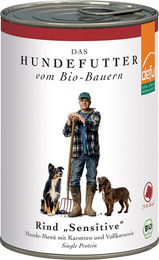 Defu Bio Hund Nassfutter Rind Sensitive Menü 410g - 12 x 410 g – Bild 1 von 3