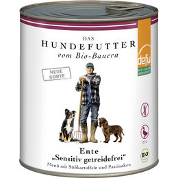 Defu Bio Hundefutter Ente Sensitiv getreidefrei Monoprotein Adult 820g – Bild 1 von 1