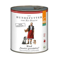 Produktbild von defu Bio Hundefutter Rind Sensitiv getreidefrei Nassfutter Adult 820 g - 820 g