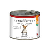 Produktbild von Defu Bio Hundefutter Rind und Reis Sensitive Nassfutter Adult 200 g - 200 g