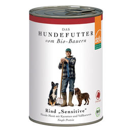 Produktbild von Defu Bio Rind Sensitive Hundemenü Adult 12x410g