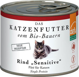 Produktbild von Defu Bio Rind Sensitive Pate für Hunde Adult 12x200g