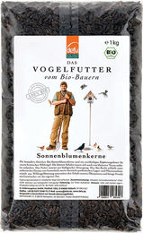 Defu Demeter Felderz Bio Sonnenblumenkerne für Wildvögel und Wachteln 1kg - 1 kg – Bild 1 von 2