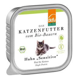DEFU DEMETER FELDERZ Katze Nassfutter Huhn Sensitive Bio-Pasté für Adult 100g – Bild 1 von 2