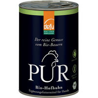 Produktbild von Defu Demeter Felderz PUR Bio-Hofhuhn Nassfutter für Hunde 400g Dose - 400 g
