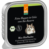 Produktbild von Defu Katze Nassfutter Bio-Hofhuhn in Gelee 16 x 100g - 16 x 100 g