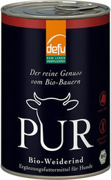 Defu PUR Bio Nassfutter mit Weiderind 12x400g – Bild 1 von 2