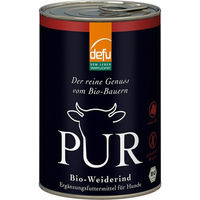 Produktbild von Defu PUR Bio Nassfutter mit Weiderind 12x400g