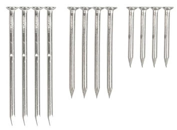 degawo 12er Set Baumfreundliche Aluminium Nägel in Silber für Wildvogel Nistkästen und Futterhäuser – Bild 1 von 2