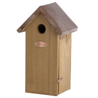 Produktbild von degawo Meisenkasten aus Holz für Wildvögel mit Kupferdach in Braun
