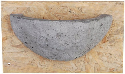 degawo Schwalbennest Nistkasten aus Holzbeton für Wildvögel in Grau – Bild 1 von 4