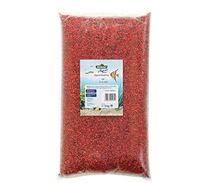 Dehner Aqua Aquarienkies für Fische in Rot, Körnung 2-4 mm, 5 kg - 5 kg – Bild 1 von 2