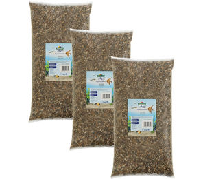 Produktbild von Dehner Aqua Aquarienkies für Süßwasser Braun Körnung 2-4 mm 15 kg - 3 x 5 kg