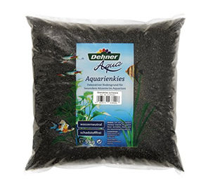 Dehner Aqua Aquarienkies Glanzkies Schwarz für Süßwasser Fisch Bodengrund 5 kg - 5 kg – Bild 1 von 8