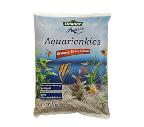 Produktbild von Dehner Aqua Aquarienkies Quarz Bodengrund Beige Körnung 3.5 - 5 mm 20 kg