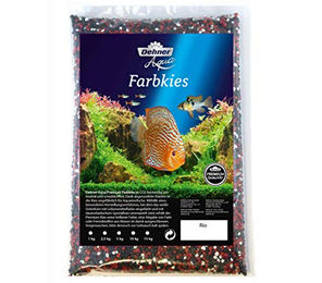 Dehner Aqua Aquarienkies Rio Bodengrund für Süßwasser Fisch bunt 5 kg – Bild 1 von 4