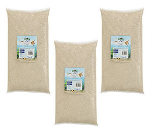 Dehner Aqua Aquariensand für Süßwasser Bodengrund Weiß Körnung 0.4 - 1 mm 3 x 5 kg - 3 x 5 kg – Bild 1 von 2