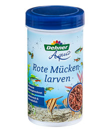 Dehner Aqua Fischfutter Rote Mückenlarven proteinreich für Zierfische 20 g – Bild 1 von 4