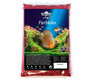 Dehner Aqua Premium Aquarienkies Rot 2-3 mm 5 kg für Süßwasser Aquarien - 5 kg – Bild 1 von 2