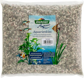 Dehner Aquarienkies für Süßwasser Fisch Bodengrund Farbmix 5 kg – Bild 1 von 3