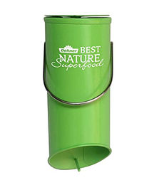 Dehner Best Nature Futternapf für Kleintiere aus Metall in Grün – Bild 1 von 2